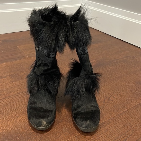 Tecnica Black Winter Boots Size 38/8 - Picture 2 of 7